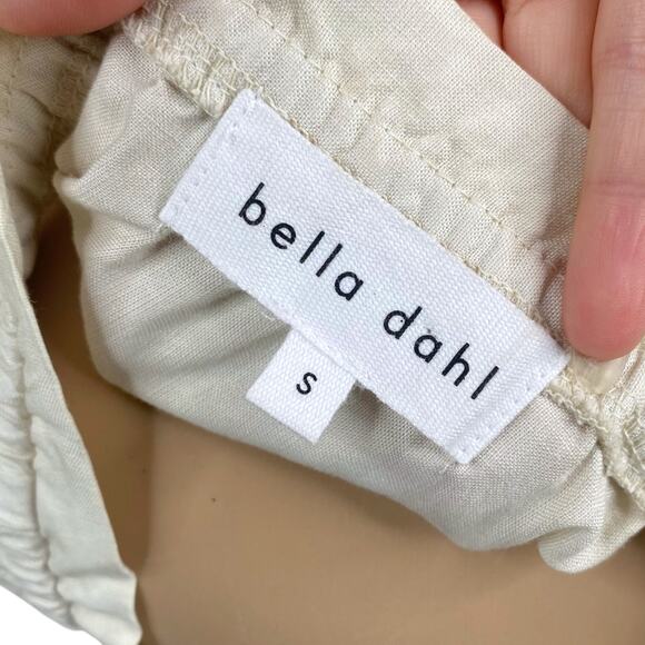 Bella Dahl $119 Ivory Sleeveless Ruffle Edge Pullover Top SZ S - Picture 8 of 9